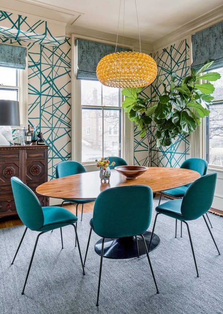 Dining Room Wallpaper Trends 2025: Colors, Prints, and Styles - Hackrea
