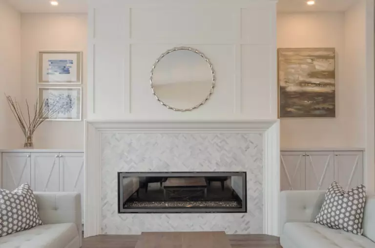 Stunning herringbone fireplace ideas: add charm and visual interest to your house interior