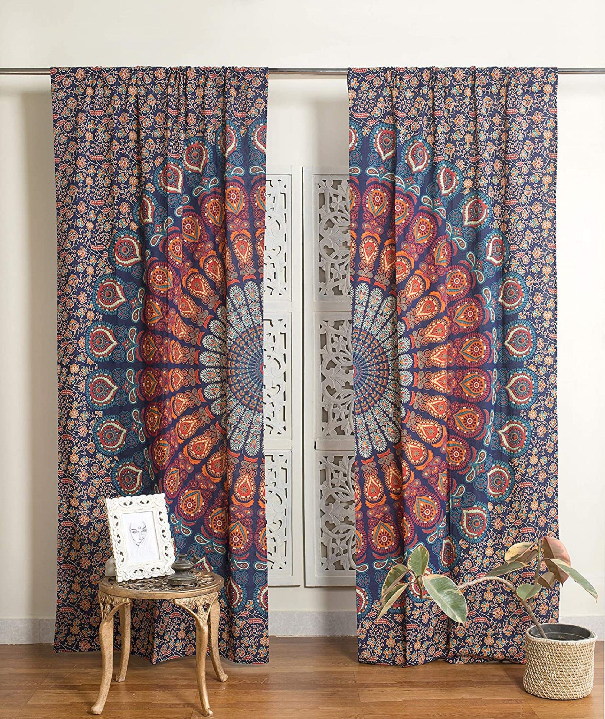 Charming Boho curtain ideas: Bohemian chic in one step - Hackrea