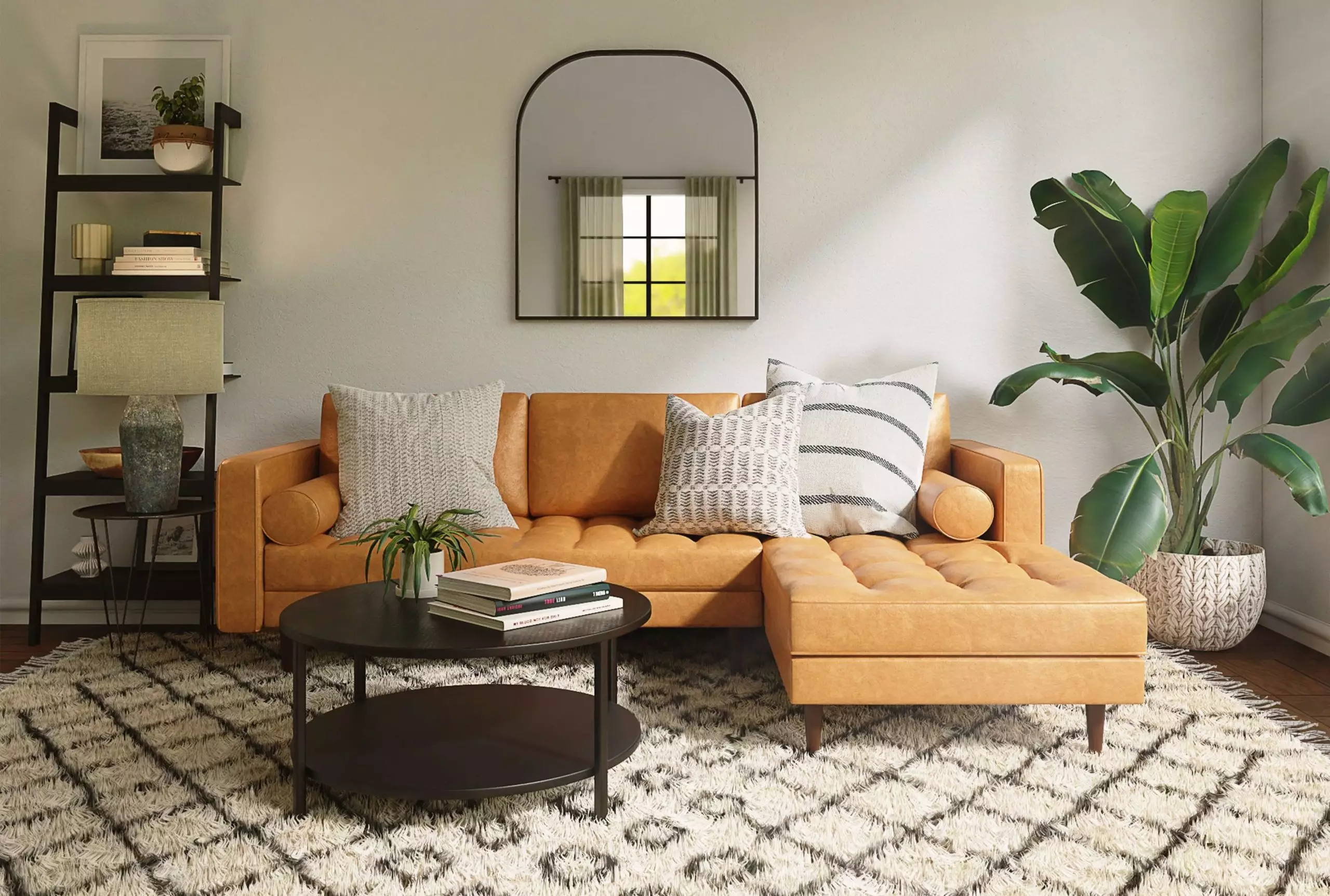 Camel And Gray Rooms