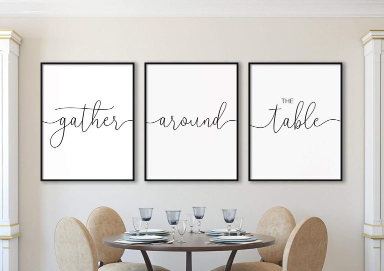 Kitchen quotes wall art ideas: give meaning to your decor