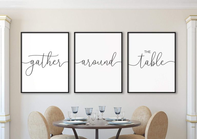 Kitchen quotes wall art ideas: give meaning to your decor