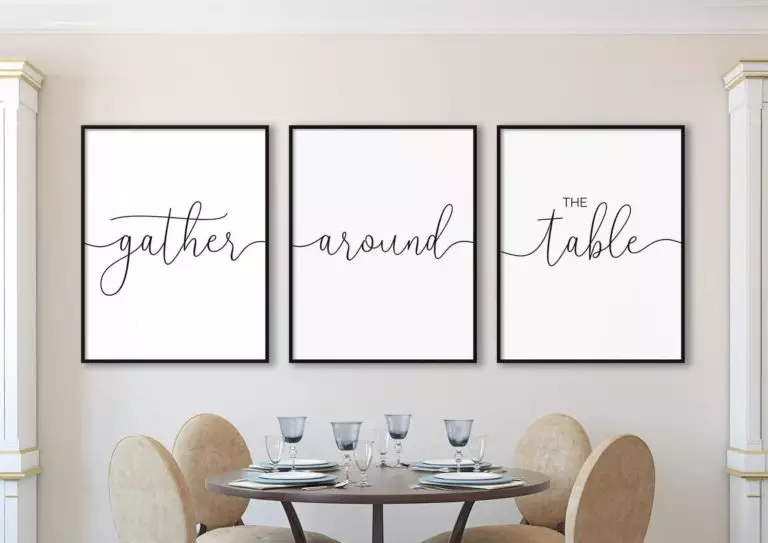 Kitchen quotes wall art ideas: give meaning to your decor