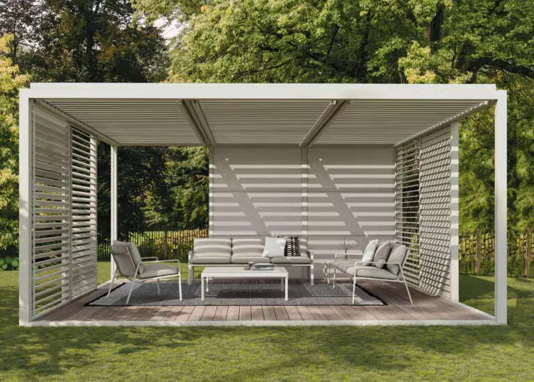 Aluminum outdoor design: benefits + how to integrate the aluminum in the outdoor area