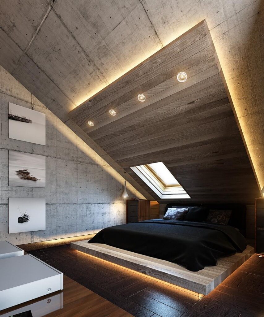 Sloped ceiling lighting ideas: brighten it up from a new angle - Hackrea
