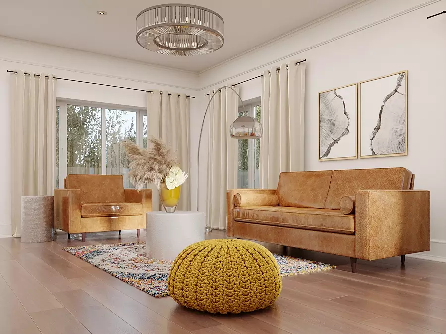 Accent leather seats for extra style and comfort in the seating area