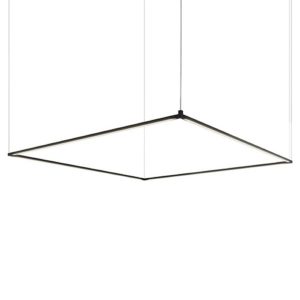 Black geometric LED pendant (17