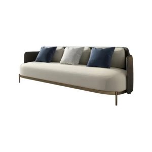 Gray and white sofa (3 seater) by Homary