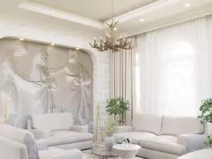 Spectacular and eye-catching Antique wall relief
