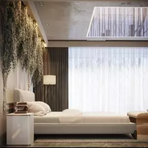 Contemporary bedroom that blooms with peace and inspiration