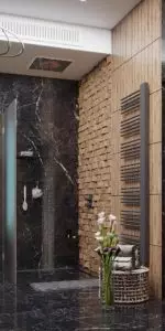 Rainfall experience of the best quality in a contemporary bathroom