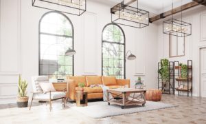 Modern Farmhouse plot twist: the irreplaceable leather sofa