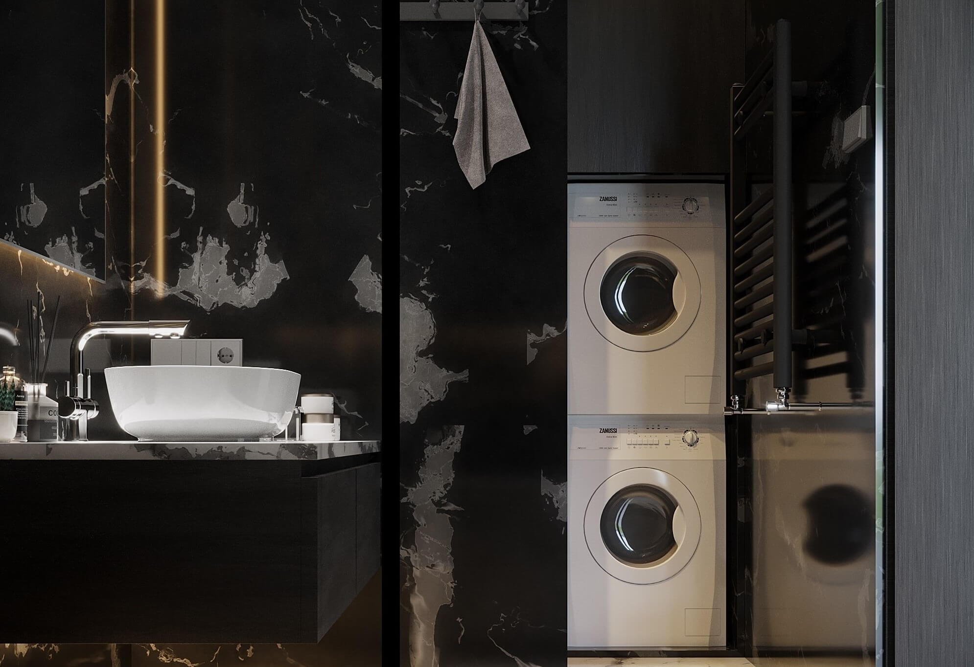 Bathroom Laundry Combo: Tips, Ideas, and Photos - Hackrea
