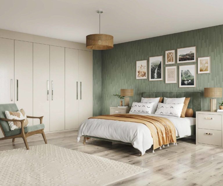 Designer Sage Green Bedroom Ideas with Photos