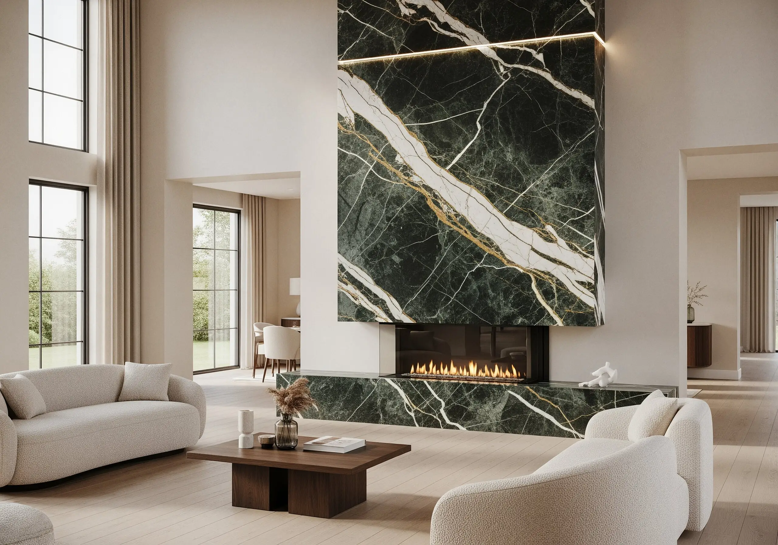 23 Stunning Fireplace Trends 2026: Visualizing Quiet Luxury \u0026 Architectural Hearth  Designs, image size:2560x1792