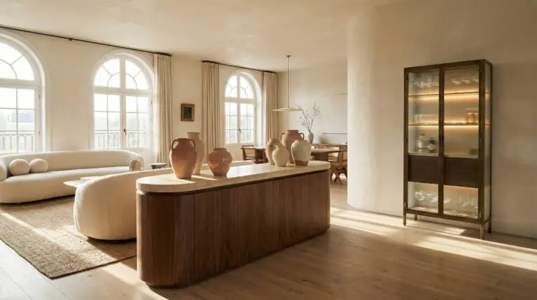 Modern Buffet & Sideboard Trends 2026: The Return of the Hutch & Moody Maximalism