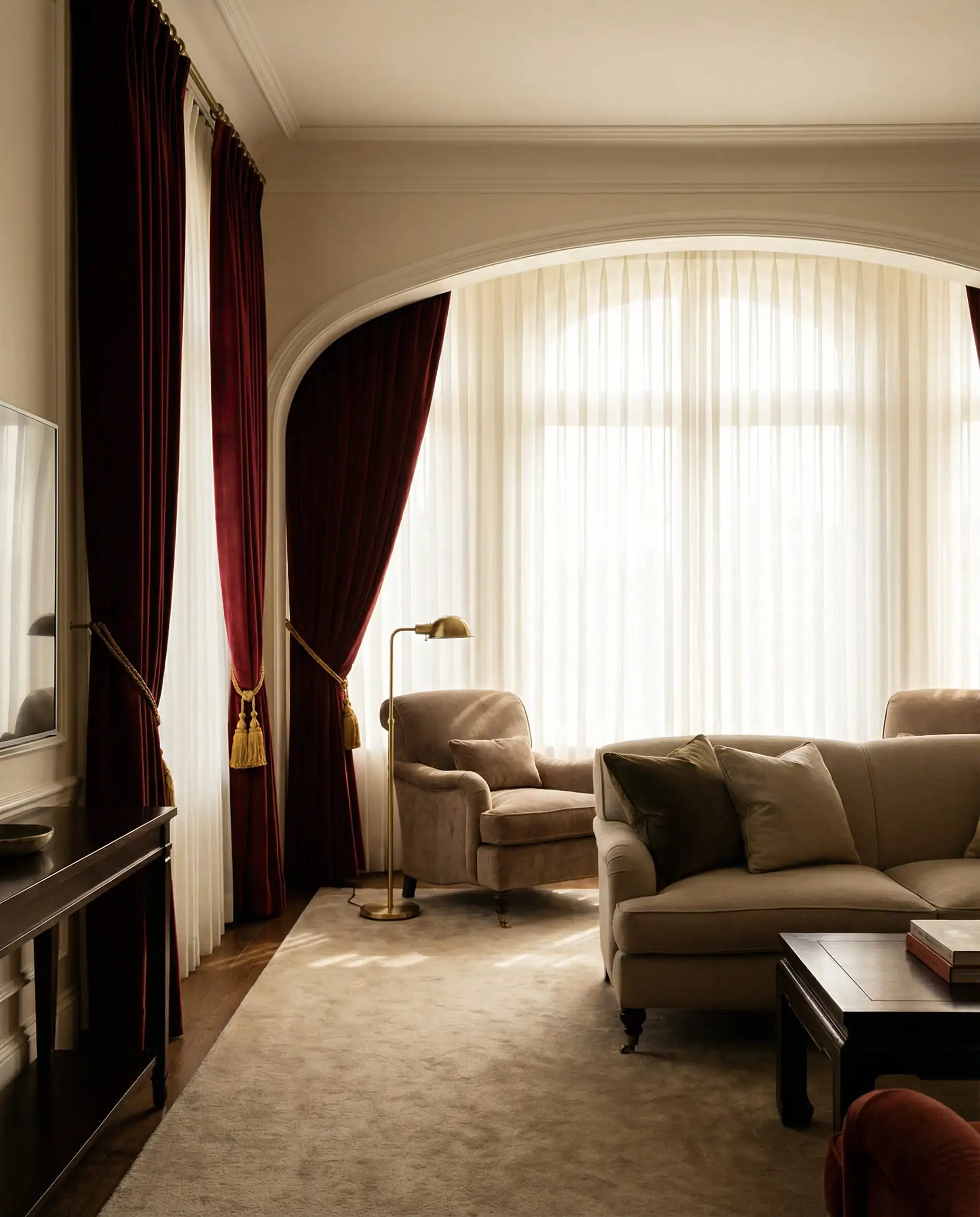 15+ Red Curtain Ideas for 2026: Rust, Velvet & Modern Trends - Hackrea