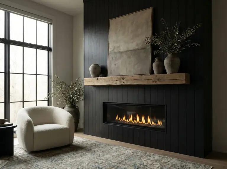 35+ Black Shiplap Fireplace Ideas for a Modern, Moody Home (2026 Guide)