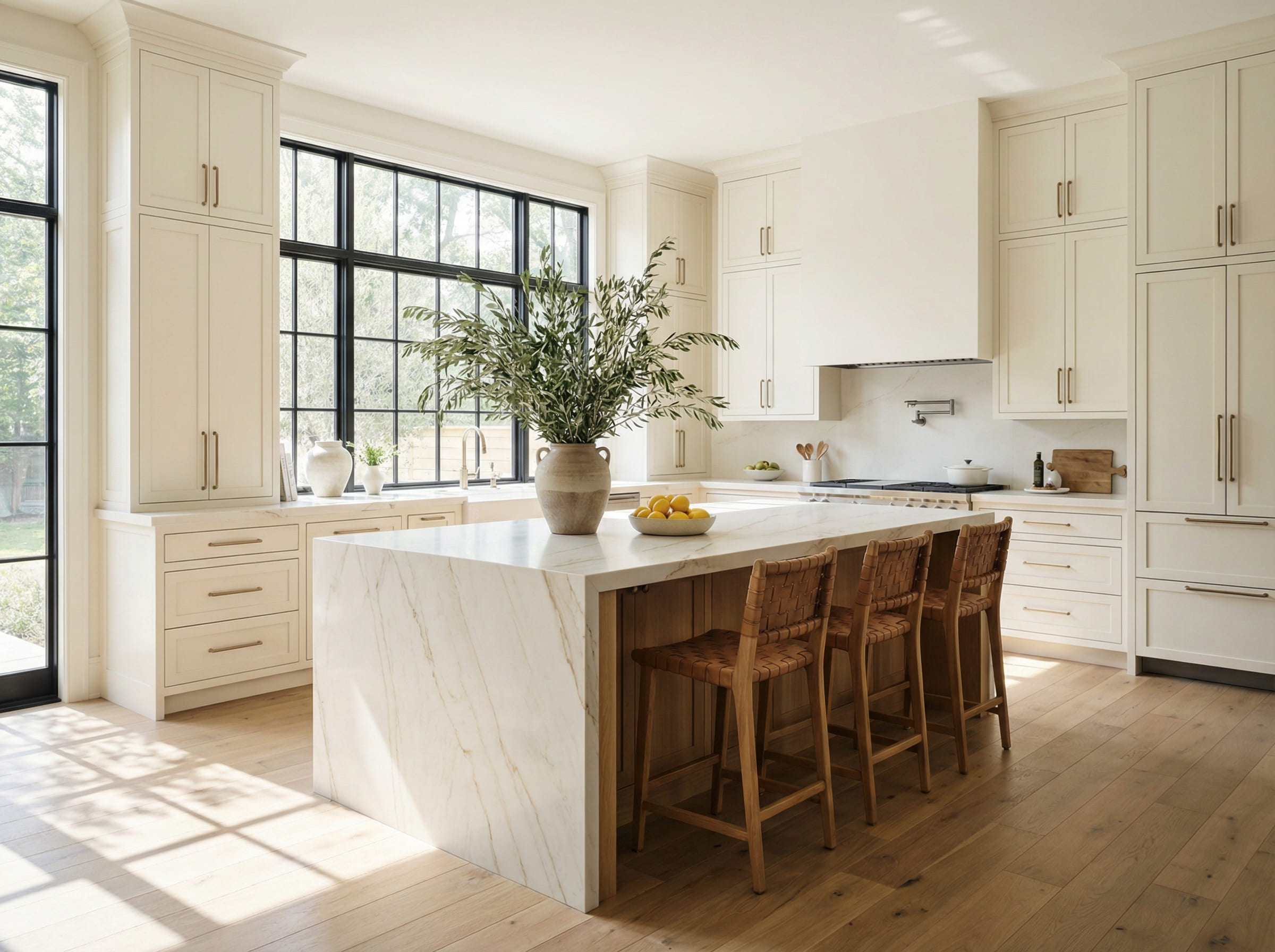 White Kitchen Cabinets with Gold Hardware: The 2026 Design Guide - Hackrea