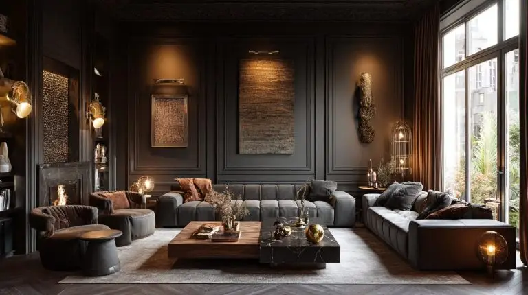 The Furniture-First Method for Choosing Dark Paint Colors