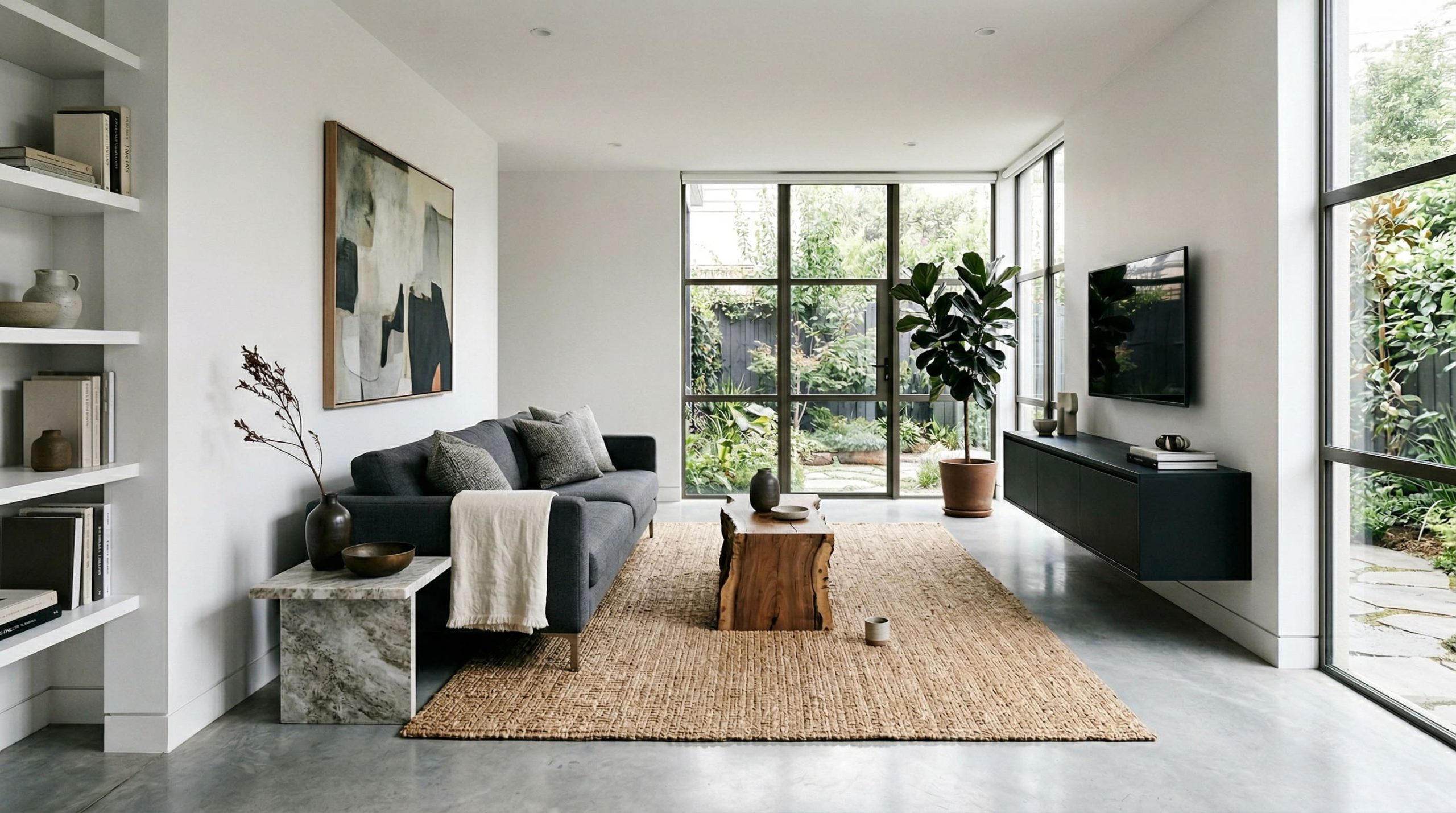 15 Organic Modern Living Room Ideas: The Raw & Refined Guide - Hackrea