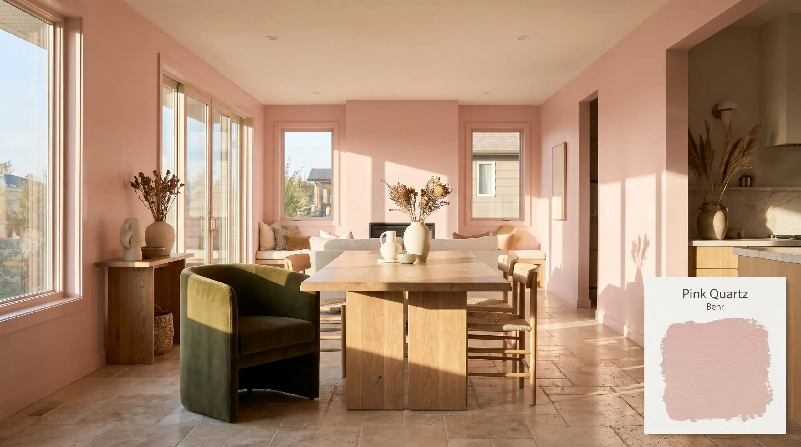 Behr Pink Quartz (S160-2) Paint Color Review & Palettes