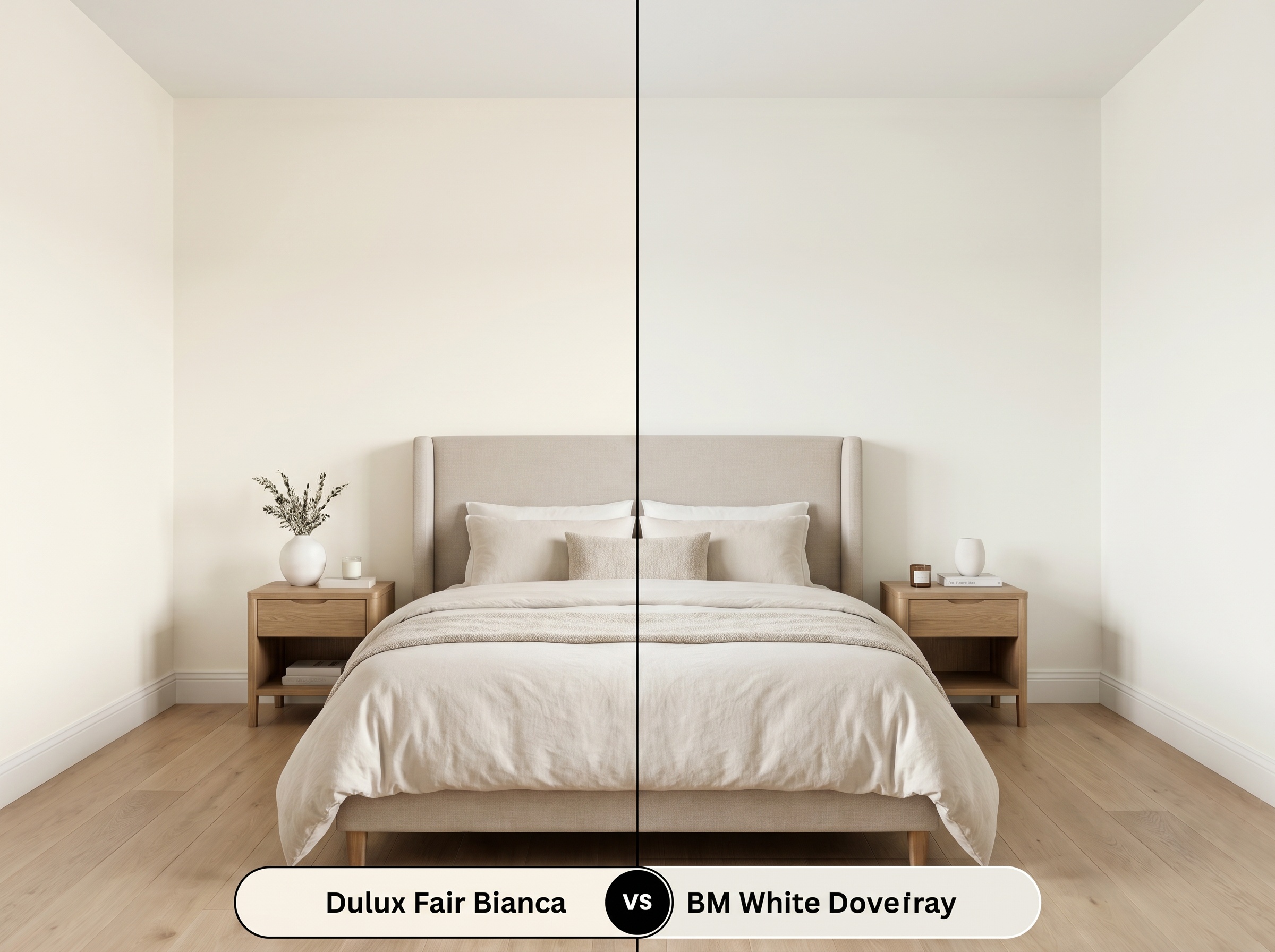 Dulux Fair Bianca (SP2B1) Paint Color Review & Undertones