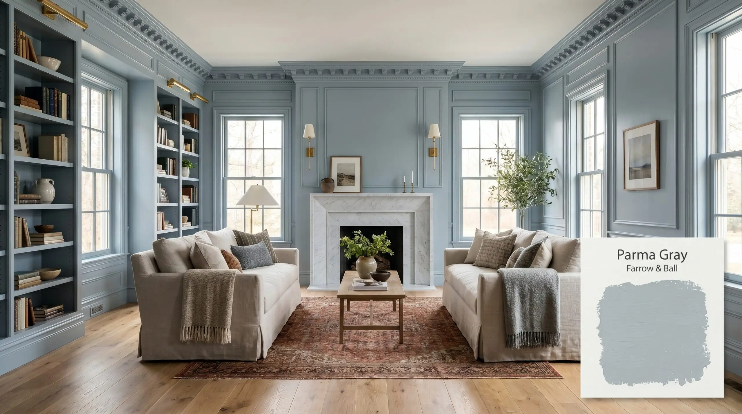 Color Code Parma Farrow & Ball Parma Gray No. 27: Color DNA, LRV & Pairings