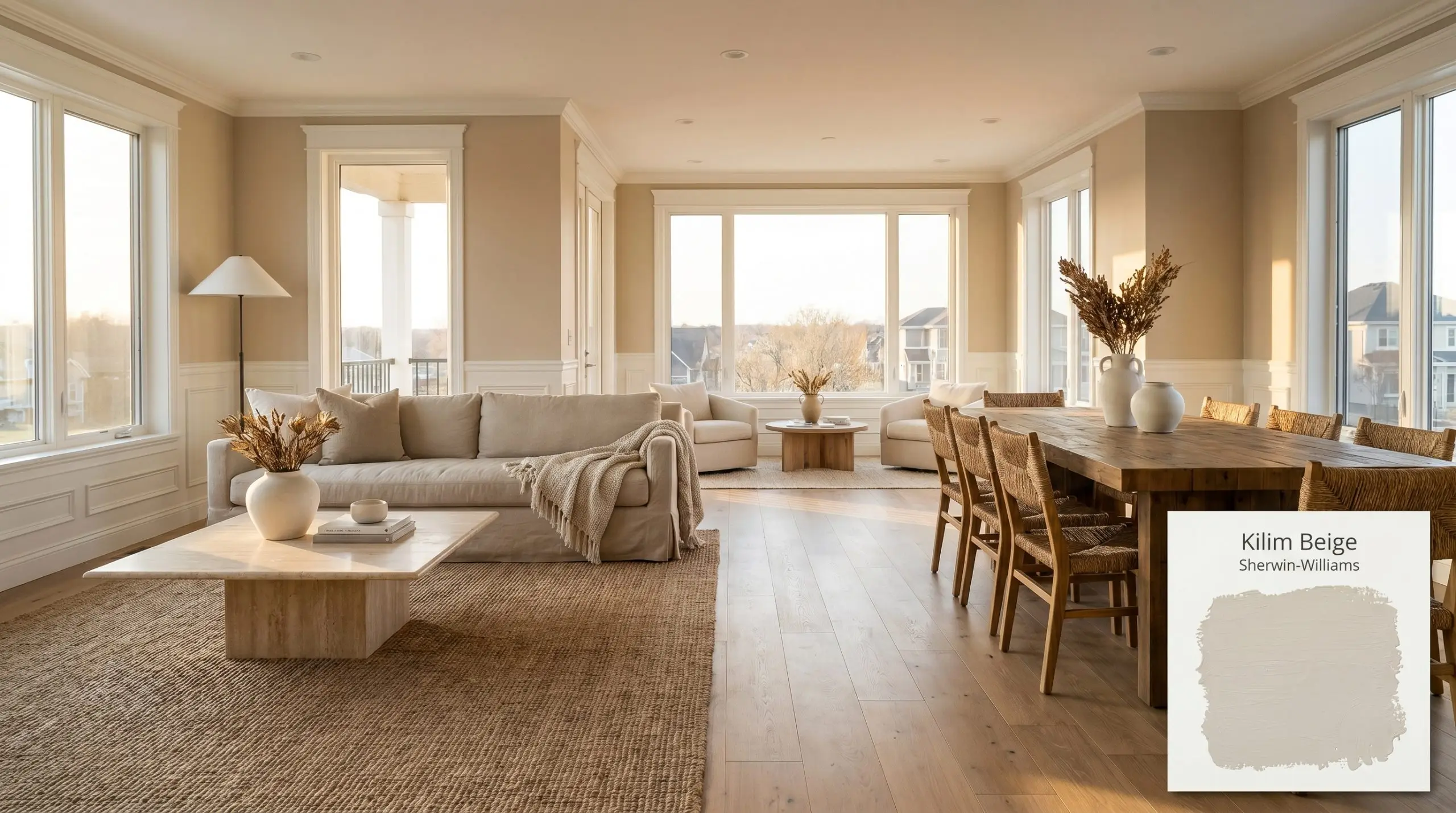 Sherwin-Williams Kilim Beige (SW 6106) Paint Color Review & Palettes