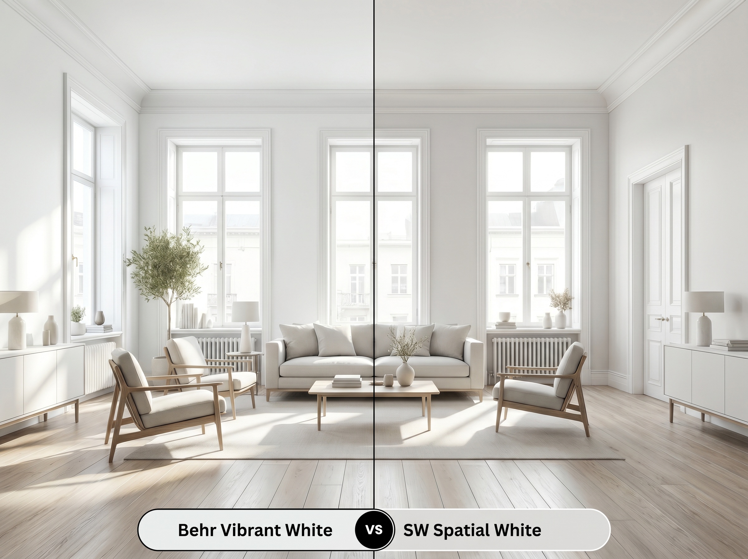 Sw6259 Behr Vibrant White (BWC-12): Specifications, Digital Visualizations ...