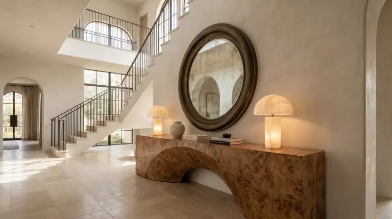 The Art of the Burl Wood Console: Styling High-End Entryways