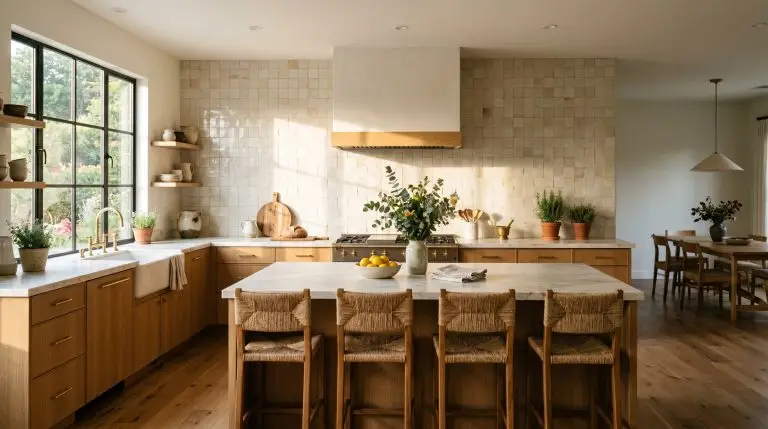 The Architect’s Guide to Styling a Cream Zellige Kitchen Backsplash