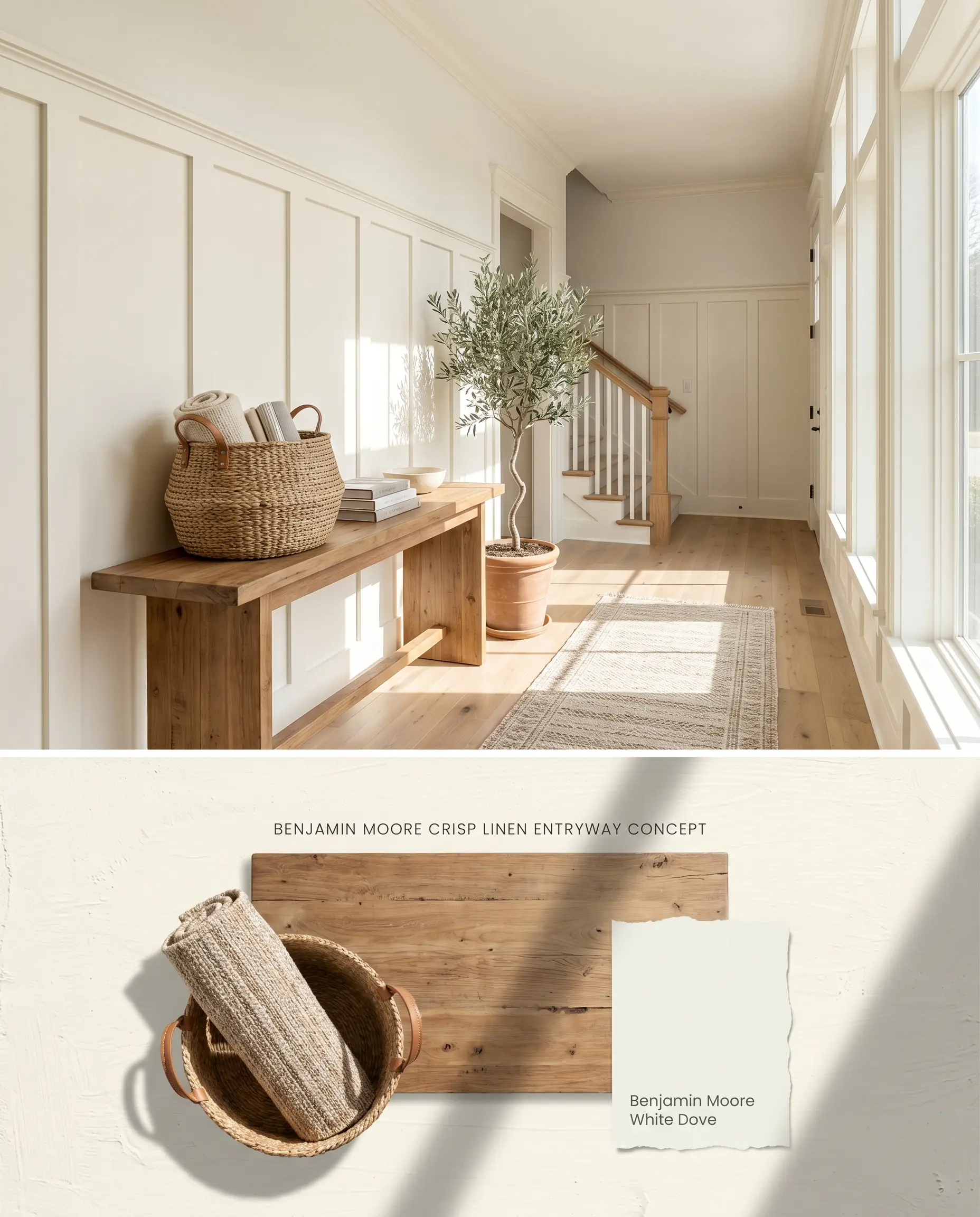 Benjamin Moore Crisp Linen (CSP-305) Paint Color Review & Guide