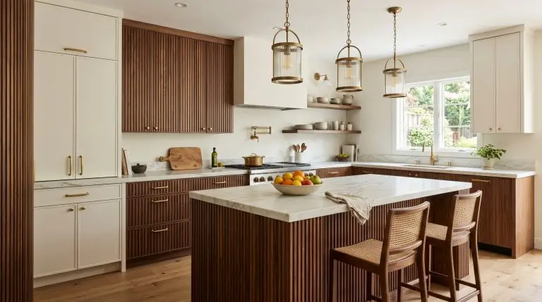 The Designer’s Guide to Styling Fluted Walnut Cabinets: Hardware & Paint Pairings