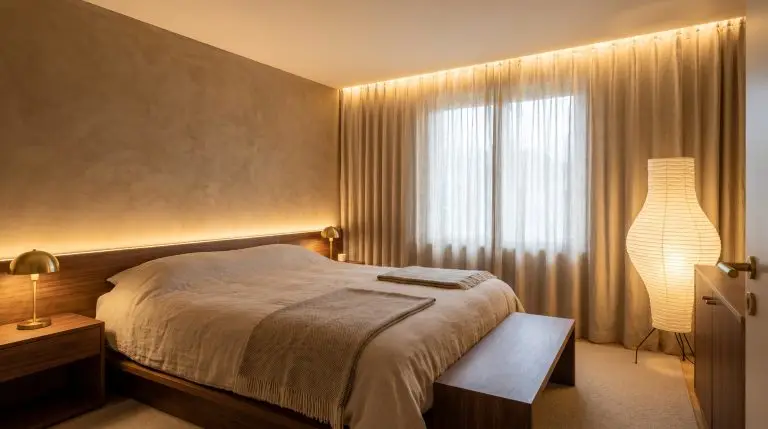 The Warm Minimalist Bedroom: How to Layer Light for a Serene Sanctuary