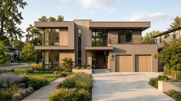 The Modern Greige Facade: 18 Ways to Master Exterior Color and Texture