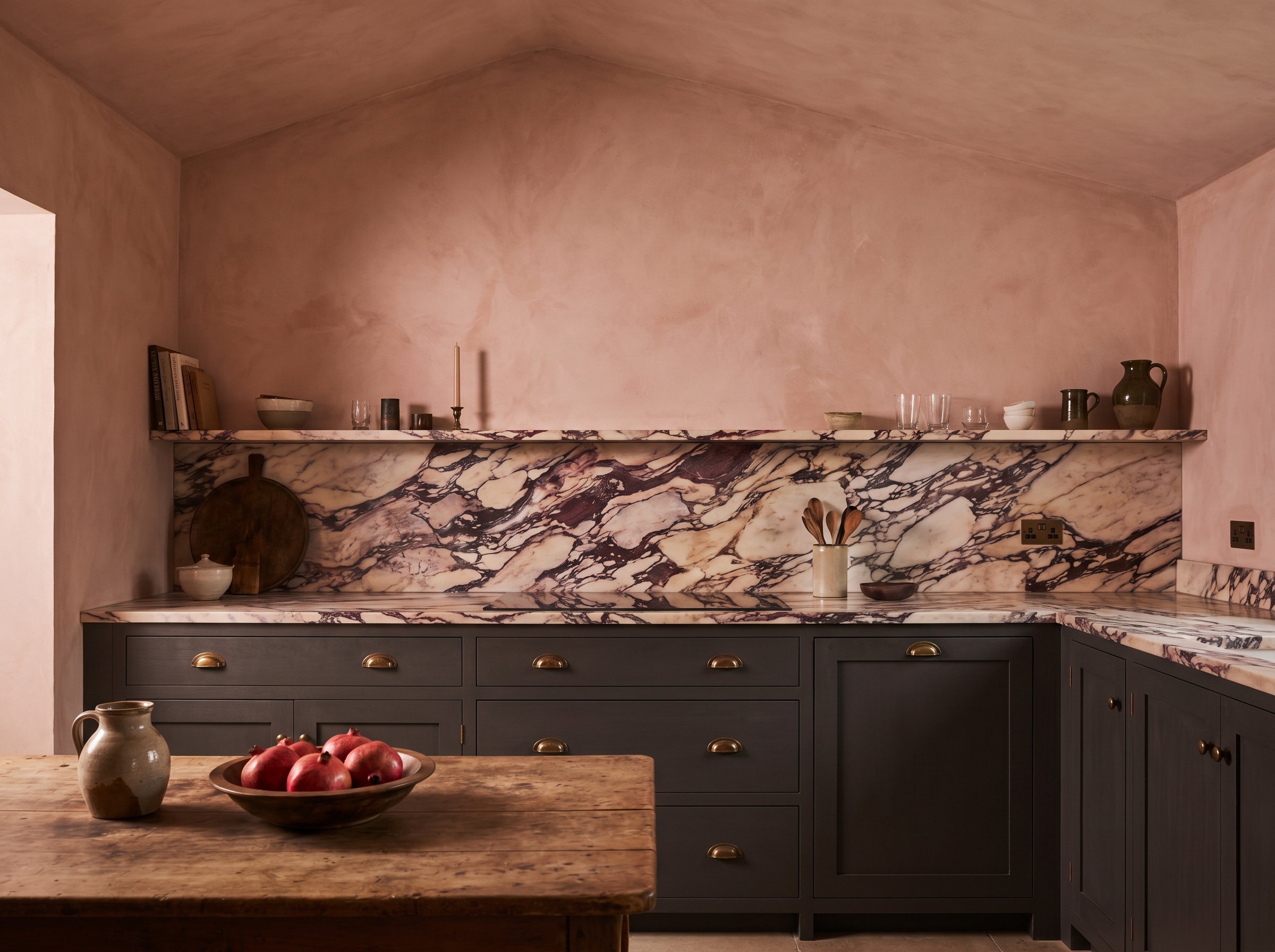 24 Calacatta Viola Marble Kitchen Backsplash Ideas & Pairings - Hackrea
