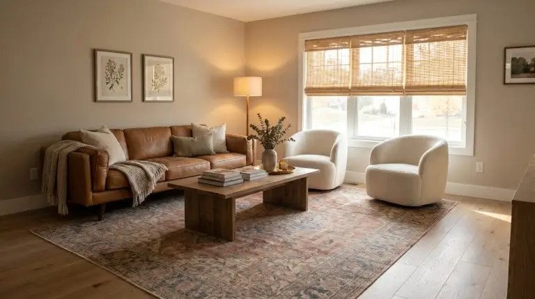 How to Style a Sherwin Williams Accessible Beige Living Room: 15 Elevated Pairings
