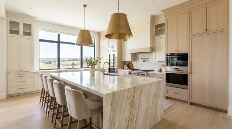 Designing the Kitchen Centerpiece: Taj Mahal Quartzite Islands