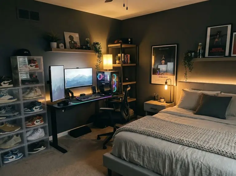 Teen Boy Bedroom Design: 22 Ideas for a Grown-Up, Tech-Ready Space
