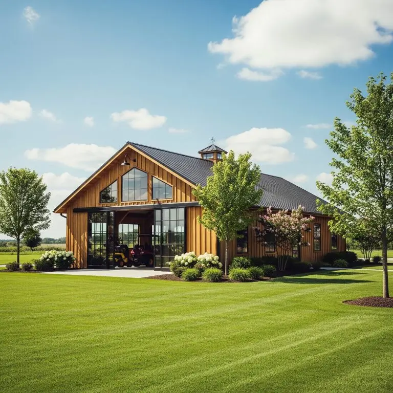 How Much Space Should a Pole Barn Leave for Landscaping?