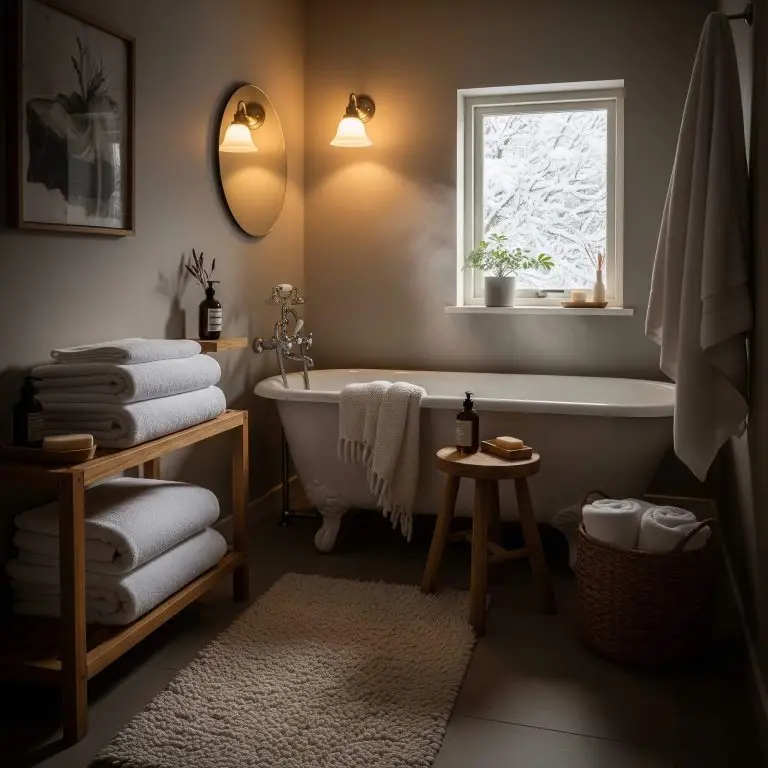 Small Bathroom Luxuries That Make a Big Difference in Winter