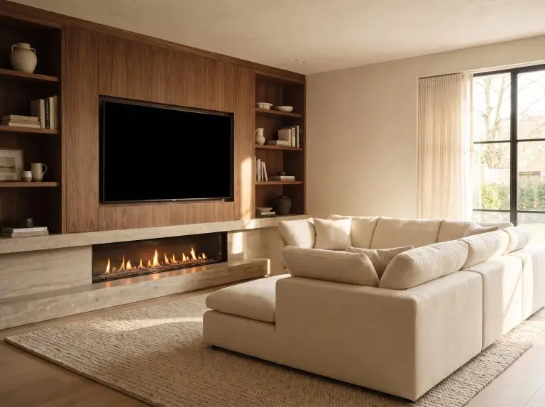 22 Ways to Master the Living Room Fireplace & TV Layout