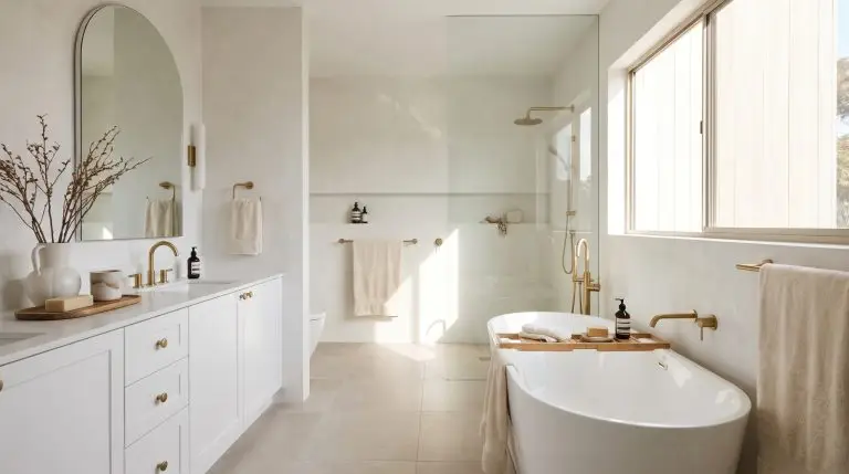 The Art of the White and Gold Bathroom: 25 Ways to Master Modern Luxury