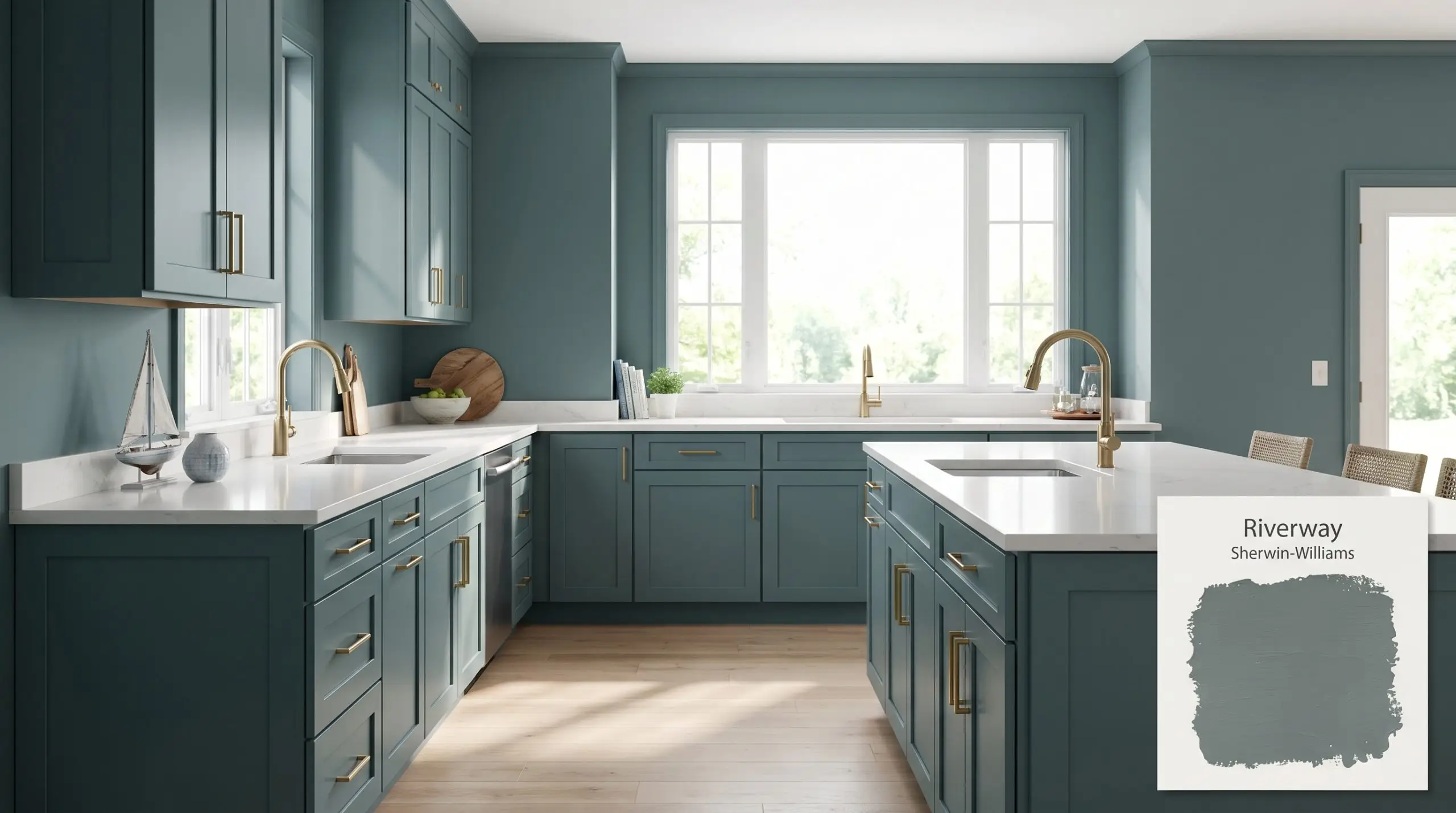 Riverway Sherwin-Williams (SW 6222): Specifications, Digital