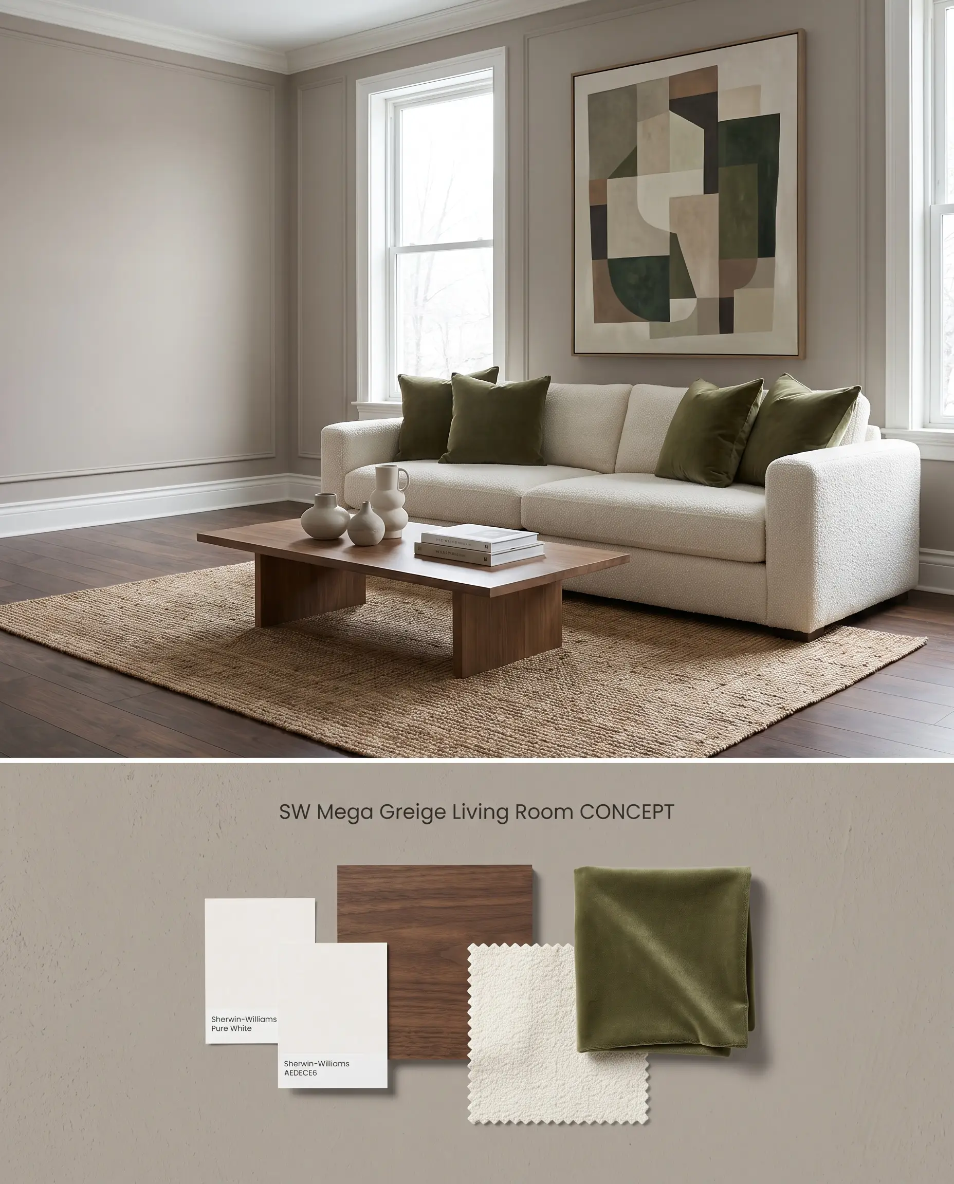 Mega Greige Sherwin-Williams (SW 7031): Specifications, Digital