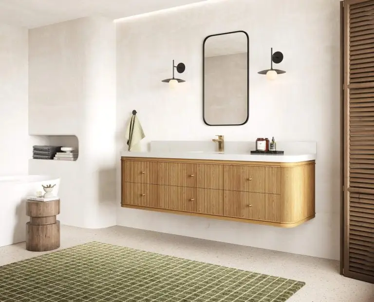 One Sink on a 72-Inch Vanity: Where the Extra Space Goes