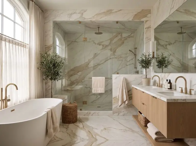 The Stylish Guide to Marble Bathrooms: 25 Ways to Master the Vein