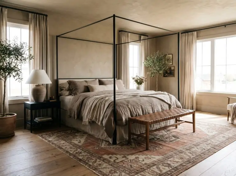 22 Ways to Master the ‘New Rustic’ Modern Farmhouse Bedroom
