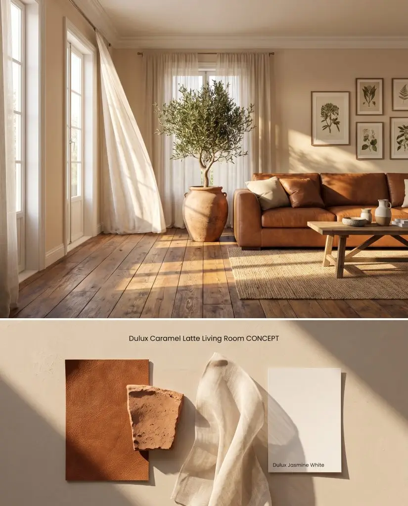 Caramel Latte Dulux: Specifications, Digital Visualizations & Matches